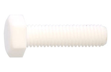 PTFE(四フッ化樹脂)六角ボルト (全ねじ)